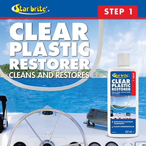 Star Brite Clear Plastic Restorer - style: Step 1 Clear Plastic Restorer