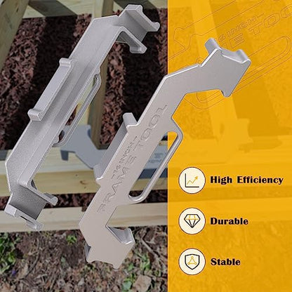 Framing Tools,16 Inch On-Center Stud Layout Tool,100% Cast Aluminum Framing Spacing Tool,Premium Wall Stud Framing Tool,Precision Measurement Jig Tool For Framing Wall (2 Pack) - size: 2 Pack