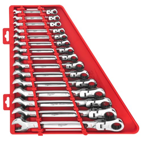 Milwaukee 15 Piece SAE Flex Head Wrench Set