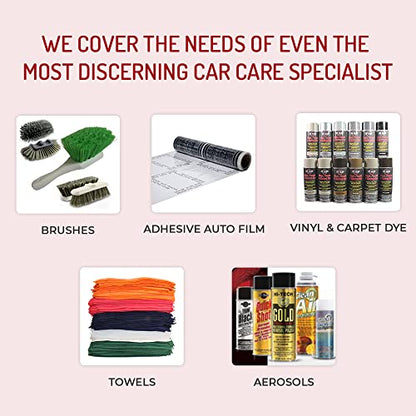 HI-BUFF® Dual Action Long Throw Polisher with Complete Starting Pad Set (Heavy, Medium, Light Polish and Finishing) | Variable Speed for Professional Automotive Detailing (15mm Throw)