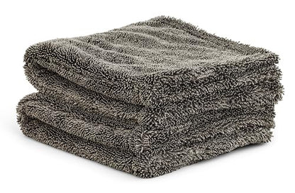 Griot's Garage PFM Ultrafast Edgeless Towels for Car Cleaning and Detailing, Hyper-Absorbent, Scratch-Free, Compact, 16” x 16”, Set of 2, 55539