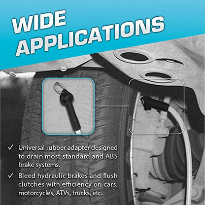 FIRSTINFO Patented 1.1L Vacuum Brake Bleeder, Hands-Free Operation | Air-powered vacuum • One-person operation • Stable base design • Brake/clutch service • Made in Taiwan - size: 1.1L