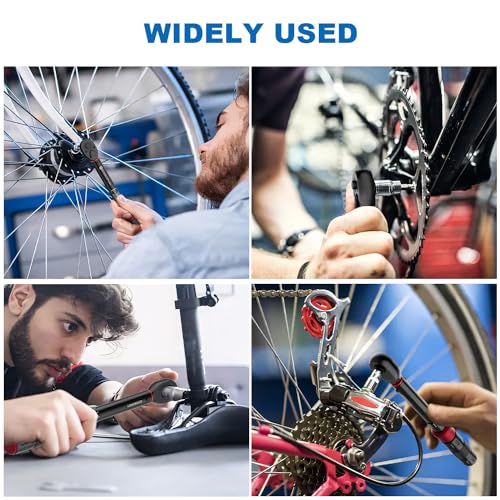 SUERCUP 3-25Nm 1/4-Inch Drive Click Bike Torque Wrench 18 PCS Set | Torque Wrench Set Dual-Direction Adjustable, 72 Tooth, Used for Bicycle Maintenance - size: 1/4" 3-25N.m 18PCS