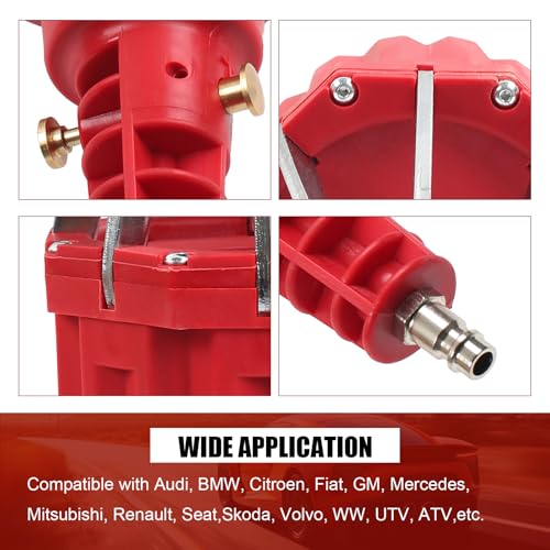 20Pcs Universal Pneumatic CV Joint Boot Installation Tool Kit | Built-In Pneumatic System, Made of Reinforced Nylon and Fiberglass, Carbon Steel Claw, Corrosion-Resistant, Widely Compatible