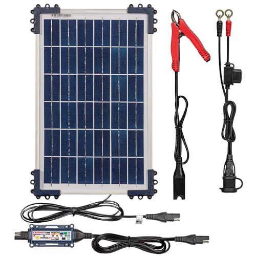 Optimate Solar Duo 10W, TM522-D1, 6-Step 12V / 12.8V 0.83A Weatherproof Solar Battery Saving Charger & maintainer - style: OptiMATE Solar DUO 12V / 12.8V charge controller with 10W Solar Panel