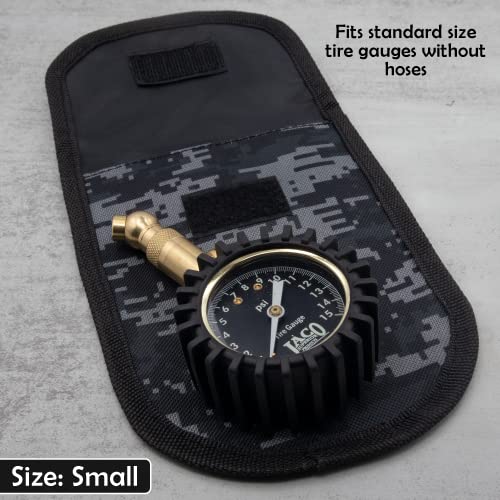 JACO Utility Tool Pouch | Multi-Purpose Storage Pouch for Tire Gauges, Tools, & Accessories (Digital Camo) - size: Small