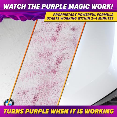 Iron Remover Car Detailing – Iron Decon Spray, Pulls Out Brake Dust, Rust & Fallout - Contaminant Removal for Car Paint & Wheels, pH Neutral Formula - 16 fl. oz. (Pack of 2) - size: 16 fl. oz. (Pack of 2)