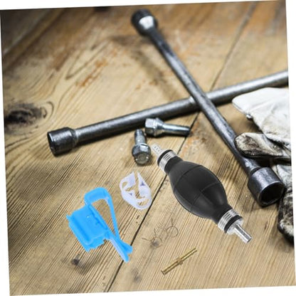 Manual Hand Siphon Pump Fuel Transfer Hose Kit for Gasoline Oil and Fuel Plastic PVC Hand Pump Siphon for Cars Motorcycles Efficient Portable Gasoline Extraction Tool