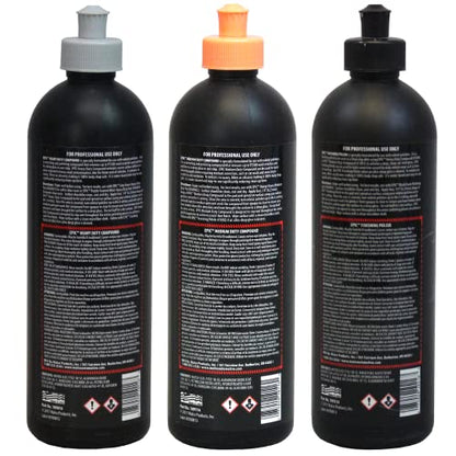 Malco Epic Paint Correction System Kit – Save Time with the Malco 2-in-1 Automotive Polish and Compound Kit/Works with All Dual Action and Orbital Polishers for a Professional Shine (800213)