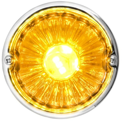GG Grand General 92446 Stainless Steel Light Amber Watermelon+ Glass Lens Kit for #1157, Bulb not Included - color: 1157 Bulb Base, style: Light Amber