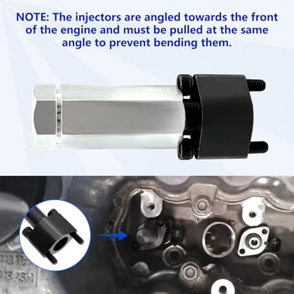 ZKTOOL Fuel Injector Removal Tool - Compatible with Vauxhall, Opel & MG Direct 1.0L 1.4L 1.5L Injection Petrol, OEM TEN00140 - color: White