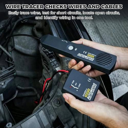 EM415Pro Automotive Wire Tracer Electrical Tool-Car Circuit Breaker Finder, Auto Circuit Fault Probe Tester, 6-42V Low-Voltage Open & Short Circuit Cable Tracker for Cars Truck Boat Trailers