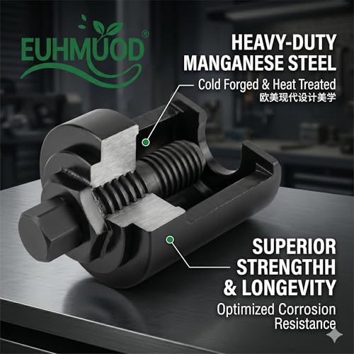 Heavy Duty 36mm Forks Ball Joint Removal Tool, Ball Joint Separator | One Piece Molding Top Bead Design Fits for Kenworth Peterbilt Freightliner Mack Volvo Scania Mercedes Benz Truck