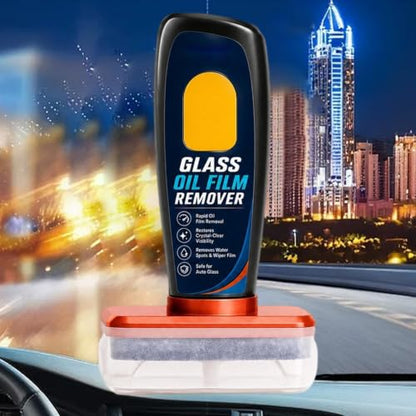 glassEmulsion Cleaner - Car glassCleaning Brush, Water Spot Remover Tool, Window Maintenance Kit | Exterior Windshield Restoration, Front Mirror Care, Rear Mirror Cleaning During Daily Dr