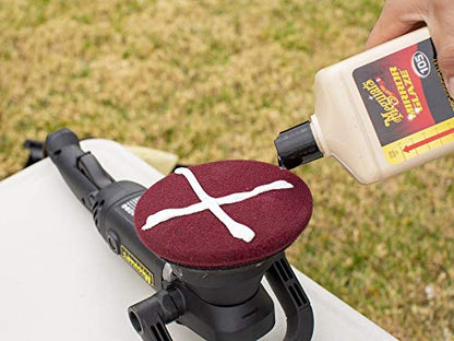 Meguiar's Mirror Glaze M105 Ultra-Cut Compound, Car Rubbing Compound for Removing Scratches and Heavy Swirls While Adding Shine, Safe and Effective on All Glossy Car Paint and Clear Coats, 1 Gallon - size: 1 Gallon, style: Ultra-Cut Compound
