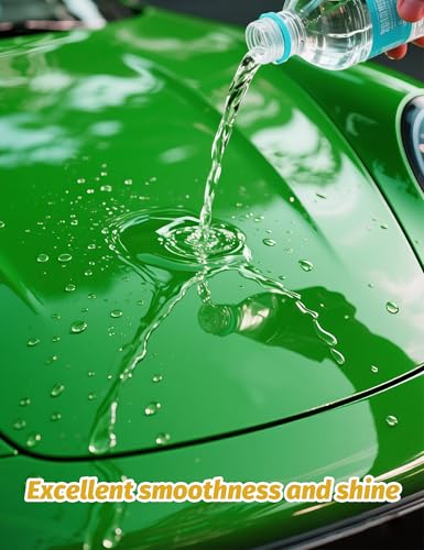 Kingvo Car Ceramic Coating, Car Spray Wax Graphene Polish Crystal Coating,Windshield Washer Fluid Window Cleaner Detailing Supplies Automotive Kit