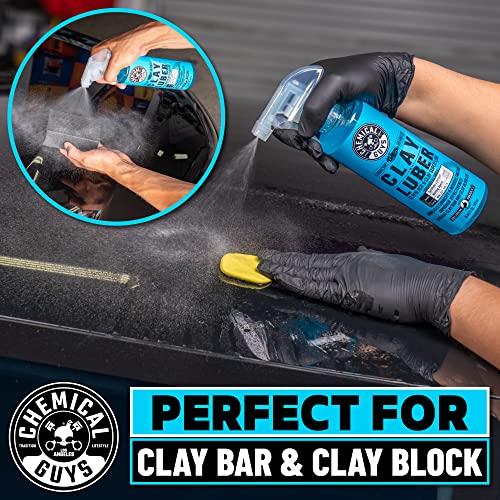 Chemical Guys Clay Luber Synthetic Lubricant for Clay Bar, 16 fl oz | For clay bar, clay block, and wash mitt use on cars, trucks, SUVs, synthetic slick spray for clay decontamination - style: 16 Fl Oz (Pack of 1)