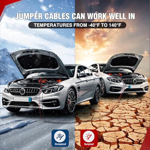 Nilight 1 Gauge 30 Feet Heavy Duty Jumper Cables 900 Amp Booster Battery Cables with Permanent Installation kit and Quick Connect Plug Includes Carrying Bag for 12V & 24V Cars SUVs and Trucks - size: 1 Guage 30 FT Quick Connect