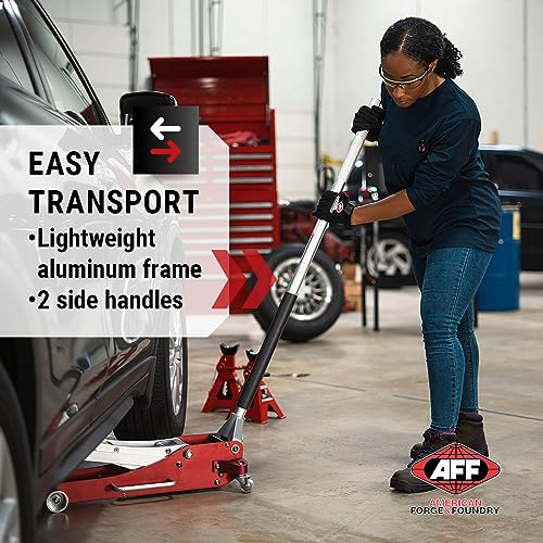 AFF 2 Ton Wrecker Service Jack, Lightweight Anodized Aluminum Frame, Double Pumper Technology, 208 - size: 2 Ton Capacity