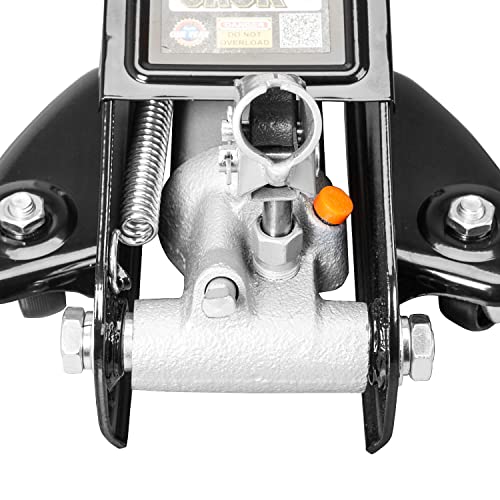 Torin Black Jack AT825010BJ Low Profile Floor Jack, 2.5 Ton (5,000 lb) Capacity