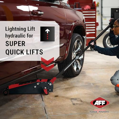 AFF 4 Ton Car Jack - Hydraulic Floor Jack with Lightning Lift - Heavy Duty - style: Heavy Duty
