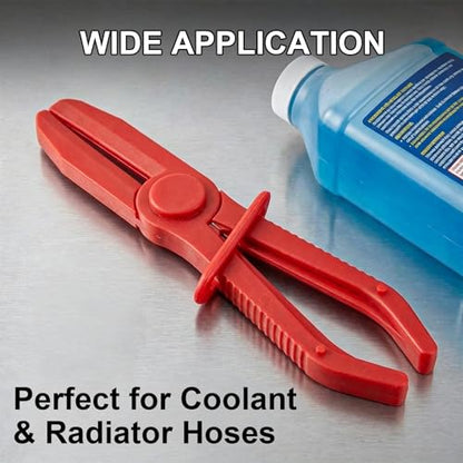 3 PCS Hose Pinch Off Pliers, Plastic Clamp Pliers Set for Automotive Flexible Hoses, Gas Lines Radiator Brake Coolant and Fuel Lines