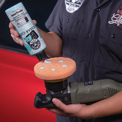 Chemical Guys, C4 Clear Cut Correction Compound for Paint Defects, 16 oz | Pro compound cuts swirls, holograms and scratches from clear coat, leaving a smooth, glossy, correction-ready finish - style: C4 Correction Compound