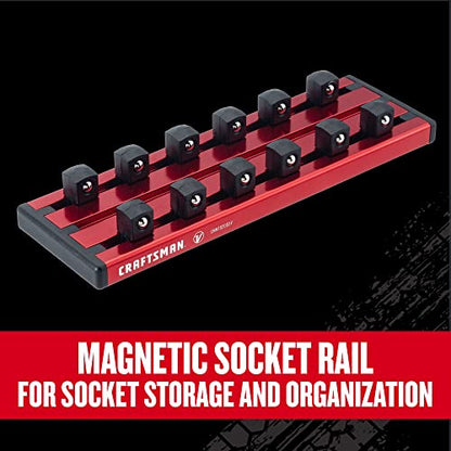 CRAFTSMAN V-SERIES Socket Set, Deep MM, 3/8 Inch Drive, 12 Piece (CMMT17560V) - style: Deep MM