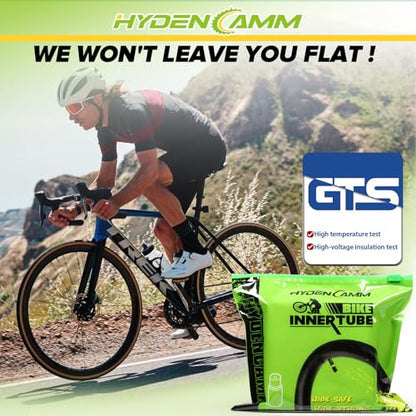 2 Pack Bike Tube 12"/14"/16"/18"/ 20"/ 22"/24"/ 26"/27.5"/28"/29" | 1.75/1.95/2.10/2.125 Bicycle Tube with 2 Tire Levers, 32mm AV Schrader Valve, Butyl Rubber Inner Tube for Kids/Road/MTB Bike - style: 12" X 1.75/2.125 (2pack)