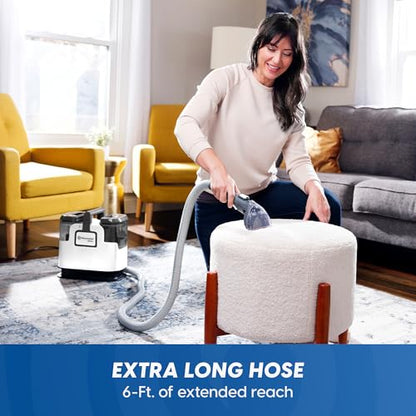 Vacmaster 400 Series Portable Carpet & Upholstery Spot Cleaner Machine | 16Kpa Power Suction with Versatile Tools for Pets, Area Rugs and Couches – SCB302 0101 - color: White