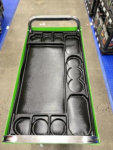 Protoco 3015 Utility Cart Bottom Tray with 10 Compartments Oil Filter Holder, 16-Inch x 29-Inch x 1/2-Inch - style: 3015