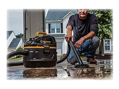 Vacmaster Professional - Professional Wet/Dry , 5 Gallon, Beast Series, 5.5 HP 1-7/8" Hose Jobsite Vac (VFB511B0201), Black - size: 5.5 Gallons