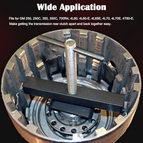 Bonbo T-0151 Rear Clutch Spring Compressor Transmission Tool - 4L60E Low & Reverse Spring Compressor, Compatible with GM 250 250C 350 350C 700R4 4L60 4L60-E 4L65E 4L70 4L70E 4T80-E - size: T-0151
