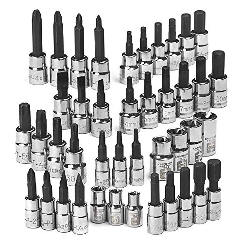 Craftsman 42 pc. Hex and Torx Bit Socket Super Set, 1/4 and 3/8 in. Drives