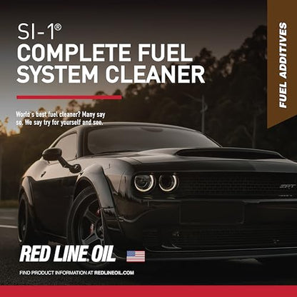 Red Line 60103 SI-1 Complete Fuel System Cleaner, Cleans and Prevents Corrosion in Fuel Systems, Cleans Injectors, Carburetors, Valve and Combustion Chamber Deposits - 15 Ounce (6 Pack) - size: 15 Fl Oz (Pack of 6)