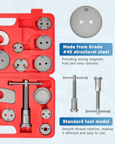 DAYUAN 5pcs Professional Front End Service Tool Bundle with 27Pcs Brake Caliper Compression Tool