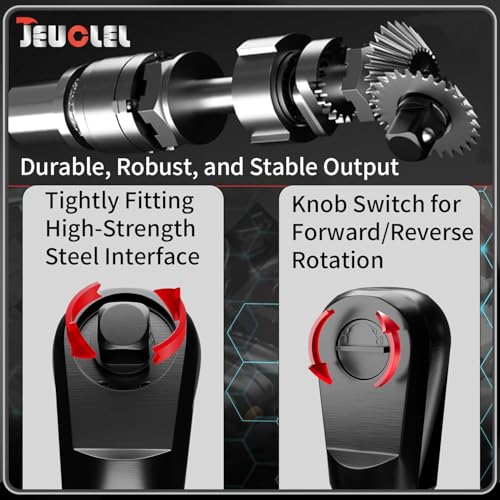 Offset Extension Wrench for Electric Drill, Impact Wrench Extender | Electric Ratchet, 1/2" Electric Drill Adapter, Socket Adapters, Impact Extension, Slim Design, Tight Spaces