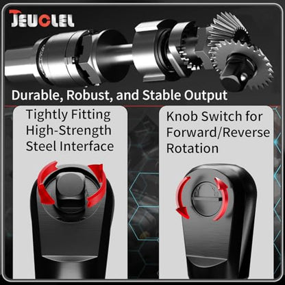 Offset Extension Wrench for Electric Drill, Impact Wrench Extender | Electric Ratchet, 1/2" Electric Drill Adapter, Socket Adapters, Impact Extension, Slim Design, Tight Spaces