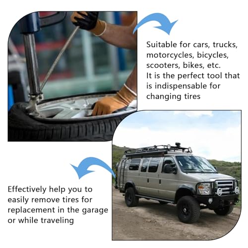 Bead Lifting Tool for Tires, Tire Mounting and Removal Tool | 20" Tire Matal Spoon Lever Pry Bar for Cars Motorcycle Scooter Bicycle and Mower Changer Machine Tire Iron Scoop