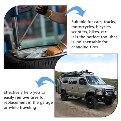 Bead Lifting Tool for Tires, Tire Mounting and Removal Tool | 20" Tire Matal Spoon Lever Pry Bar for Cars Motorcycle Scooter Bicycle and Mower Changer Machine Tire Iron Scoop