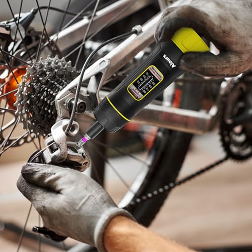 Torque Screwdriver Set, 10-80 Inch Pounds lbs, 31 Piece 1/4" Drive Torque Screwdriver Wrench with S2 Steel Bits for Bicycle Mechanics, Mechanical Equipment, and Mounting - size: 10-80 in.-lb. Standard