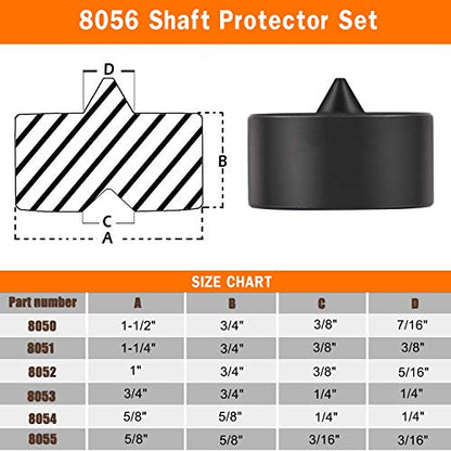Yoursme 522 Large Gear and Pulley Puller & 7393 Gear and Pulley Puller & 8056 Shaft Protector Set for Timing Gears, Fan Pulleys