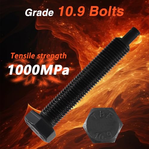 EVRBUL Harmonic Balancer Pullers Harmonic Balancer Puller and Installation Tools Compatible with Chevy LS Dodge Jeep V6 V8 Harmonic Balancers Without Tapped Holes Replace# 25264