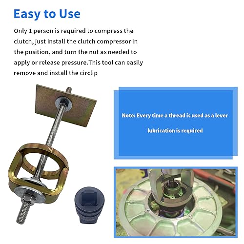 Secondary Clutch Compression Tool for ATV UTV Snowmobile Polaris Yama-ha