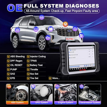 Autel Obd2 Scanner Diagnostic Tool MaxiCOM MK808Z: 2026 Bidirectional Scan Tool, 28+ Service, Active Tests Scanner for Car, All System OBD2 Diagnostics Car Scanner for DIY, Mechanic and Small Shops - style: MK808Z