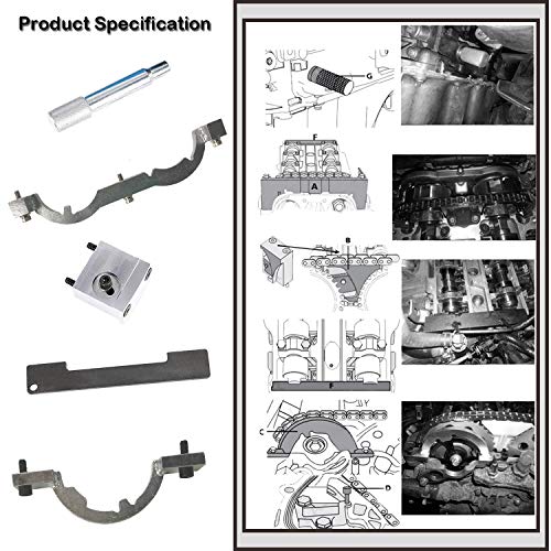 Turbo Engine Timing Tool Kit for Chevy Vauxhall Opel Cruze 1.0 1.2 1.4, Camshaft Holding Locking Tool en-49977-100 en955 km955