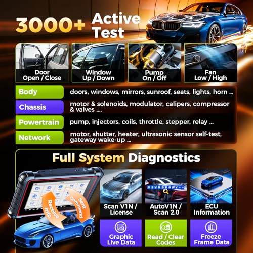 Autel MaxiPRO MP900TS Scanner: 2026 8in MP900-TS up of MaxiSYS MS906 PRO MS906TS MP900BT MK900-TS, Full TPMS as MS906 Pro-TS, Car Bidirectional Scan Tool, 40+ Service, All System, CAN FD&DOIP, OS 11.0