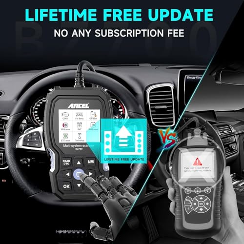 ANCEL BZ700 Mercedes Benz Sprinter/Vaneo/Vito/Viano/V/Metris/Citan/X Smart OBD2 Scanner, Full System Automotive Car Code Reader with All Reset Services, Battery Reset ABS Bleed Airbag EPB Oil SAS TPS