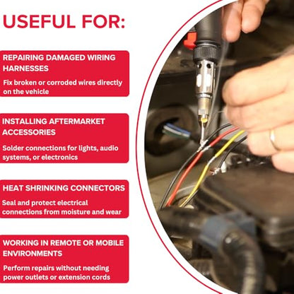 Power Probe Butane Soldering Kit with Tips & Solder Bundle