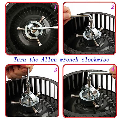 WANLIAN Fan Blade Blower Wheel Puller Range Hood Cleaning Tool | Wind Wheel Removal, Pull Appliance